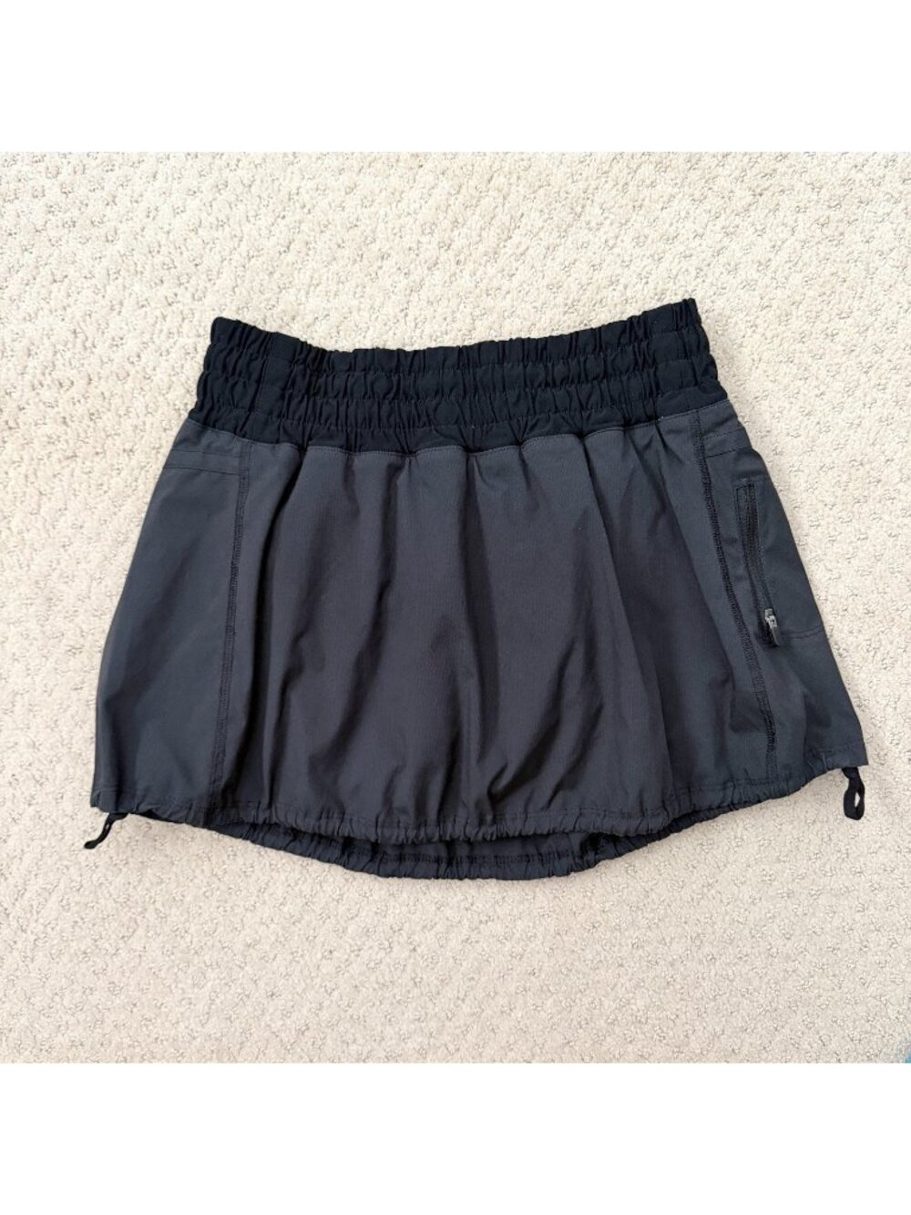 Lululemon Black Athletic Skirt Skort Built-In Shorts Women’s Size 6 Tennis Golf